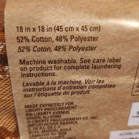 Gorgeous Fall Table Runner & Napkin set -Acorn/Leave Jacquard~ NEW! - Picture 4 of 6